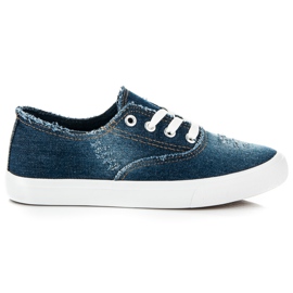 American Club Zapatillas de mezclilla azul