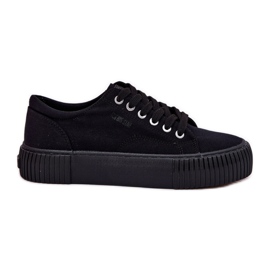 Zapatillas de deporte de material para mujeres Big Star RR274403 Negro