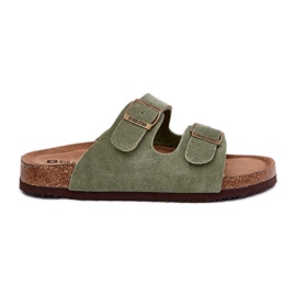 Flip folladas de gamuza para mujeres con Big Star RR274A393 abrazaderas verdes