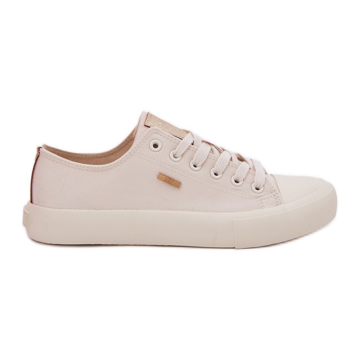 Zapatillas de deporte de material para mujeres Big Star RR274768 beige