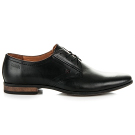 Kampol zapatos de negocios negro