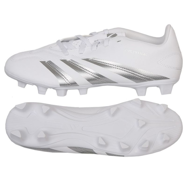 ADIDAS Predator Club FXG IG7758 Zapatos de fútbol blanco