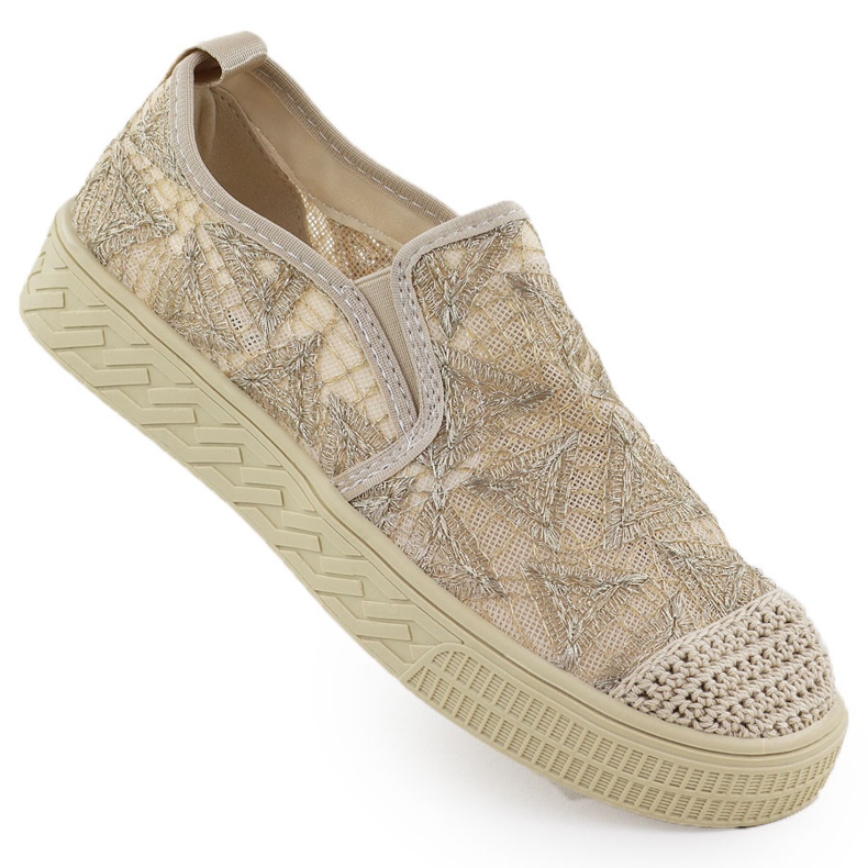 ARTIKER Apartrilles femeninas insertadas con encaje beige artker 56c2127