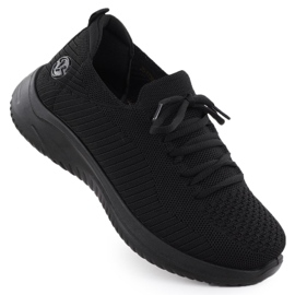 Zapatos deportivos de mujer Gray Vinceza 17366 negro