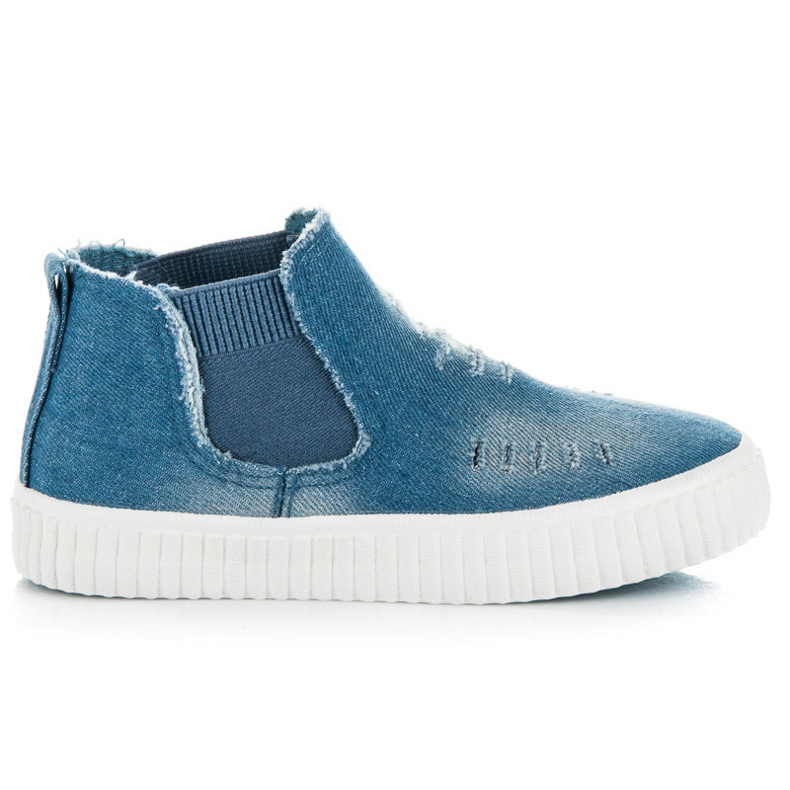 Sport Zapatillas de mezclilla por encima del tobillo. azul