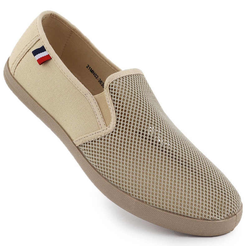 Zapatillas de zapatillas para hombres slip -in beige News 3636