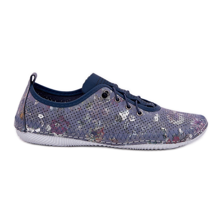 Zapatos de mujer hechos de Artiker de cuero natural 56C2691 Azul