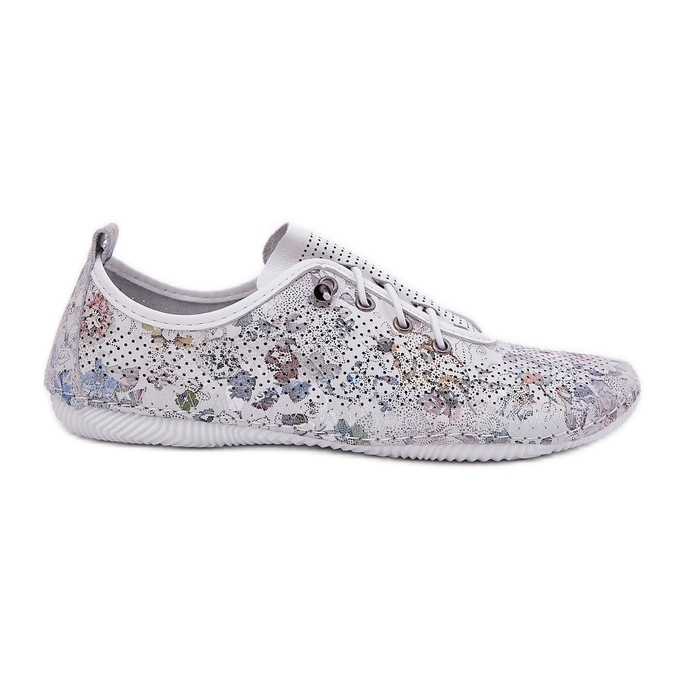 Zapatos de mujer hechos de Artiker de cuero natural 56C2688 White blanco