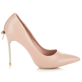 Vices New Collection Alfileres Con Lazo Dorado rosa