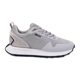 Zapatillas de deporte para hombres en el sistema gris del sistema de plataforma Big Star RR174358