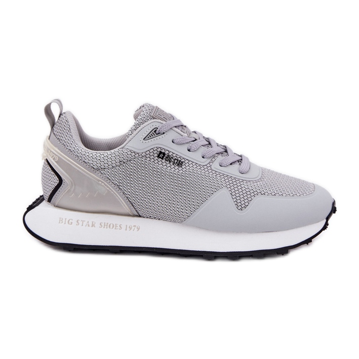 Zapatillas de deporte para hombres en el sistema gris del sistema de plataforma Big Star RR174358
