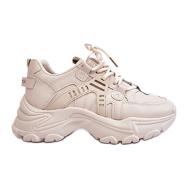 Evento Zapatillas deportivas masivas de zapatillas de deporte beige