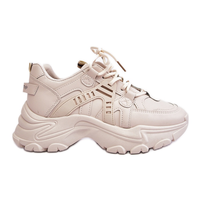 Evento Zapatillas deportivas masivas de zapatillas de deporte beige