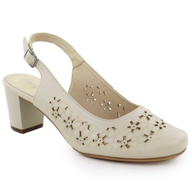 Sandalias de mujeres llenas de abiertos beige Sergio Leone SK179