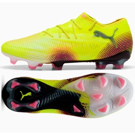 Puma Future 8 Ultimate Low FG 108361-03 Zapatos de fútbol amarillo Puma Future 8 Ultimate Low FG 108361-03 Zapatos de fútbol amarillo