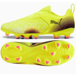 Puma Future 8 Match LL FG/AG JR 108285-03 Zapatos de fútbol amarillo