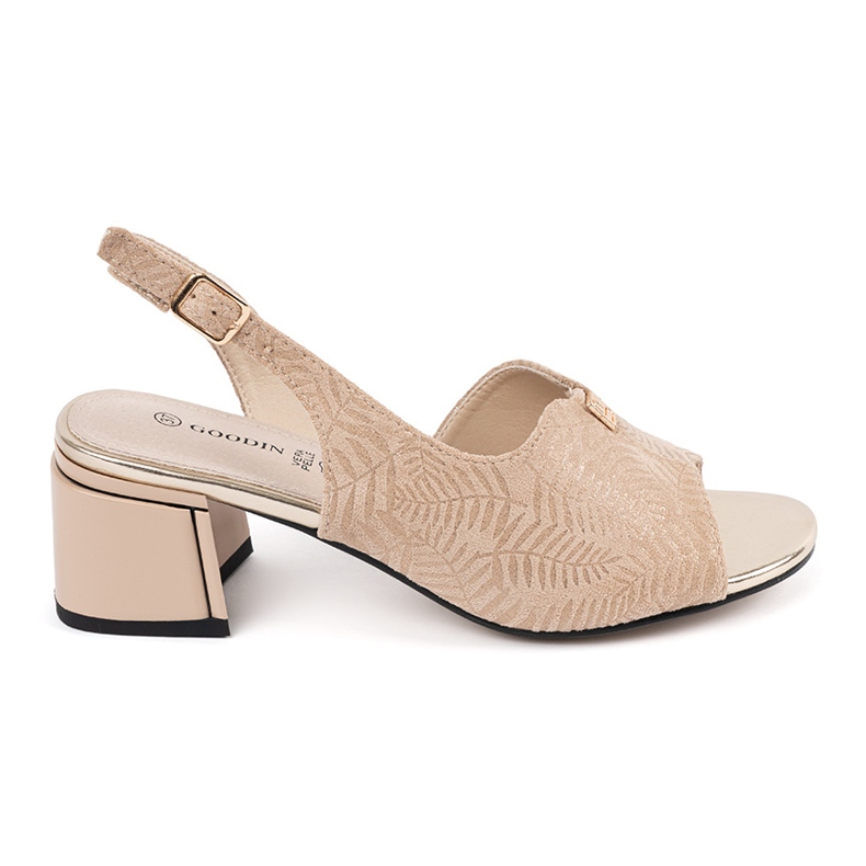 Goodin Sandalias de tacones beige