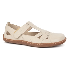 Zapatos Barefoot de mujer Ultralekkie Olivier 1285 Semiabelas para beige