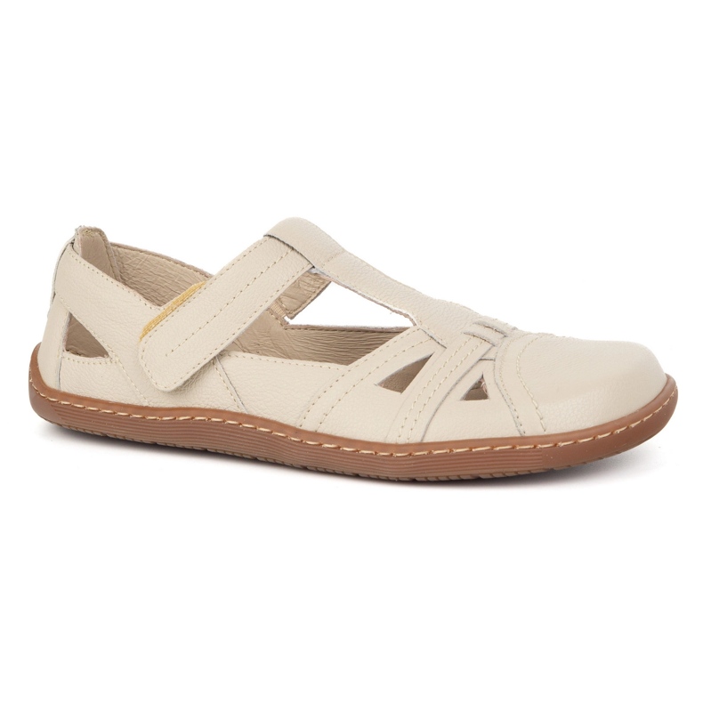 Zapatos Barefoot de mujer Ultralekkie Olivier 1285 Semiabelas para beige