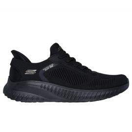 Skechers Slip -ins: Bobs Sport Squad Chaos 117497 zapatos BBK negro Skechers Slip -ins: Bobs Sport Squad Chaos 117497 zapatos BBK negro