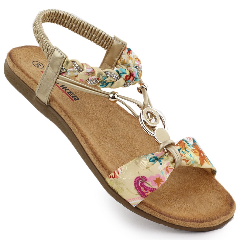 Las cómodas sandalias de las mujeres Slip --Up Golden Artiker 56C1316 dorado Las cómodas sandalias de las mujeres Slip --Up Golden Artiker 56C1316 dorado