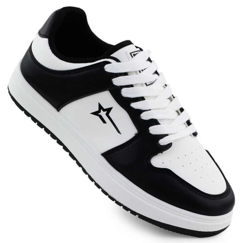 Big Star Zapatos deportivos blancos y negros grandes estrellas rr274a240