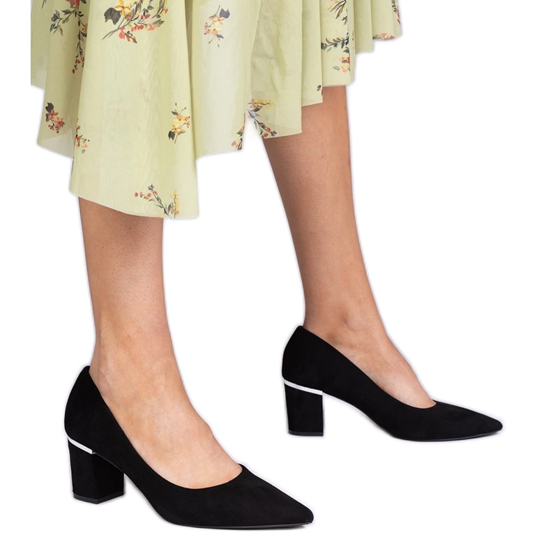 Bombas de mujeres negras de Ekozamszu negro Bombas de mujeres negras de Ekozamszu negro