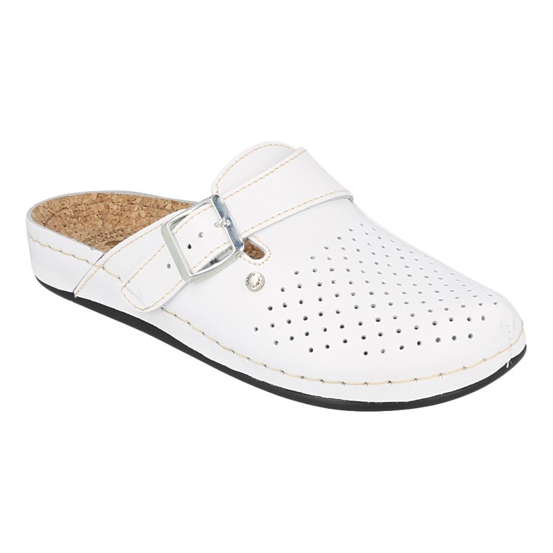 Dra. Befado zapatillas de cuero para mujeres PU 179d010 White blanco
