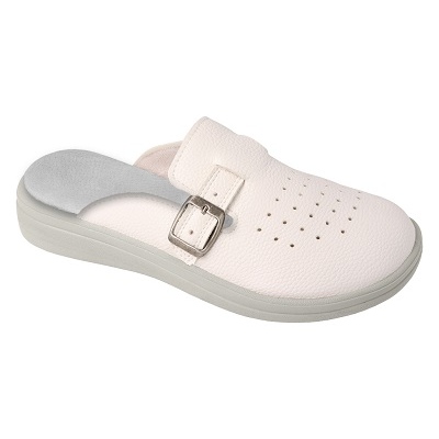 Dr.orto Befado Flaps de cuero para mujeres 177d004 White blanco