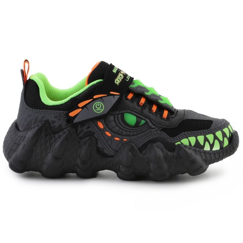 Skechers Skech-A-Saurus-Dino 400112L-BKLM Shine Shoes negro Skechers Skech-A-Saurus-Dino 400112L-BKLM Shine Shoes negro