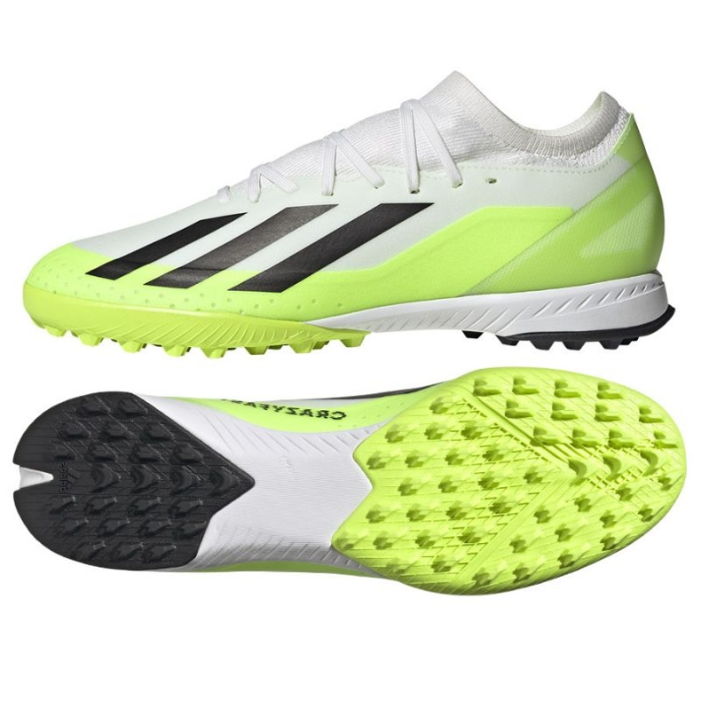 Adidas x crazyfast.3 tf id9337 zapatos blanco