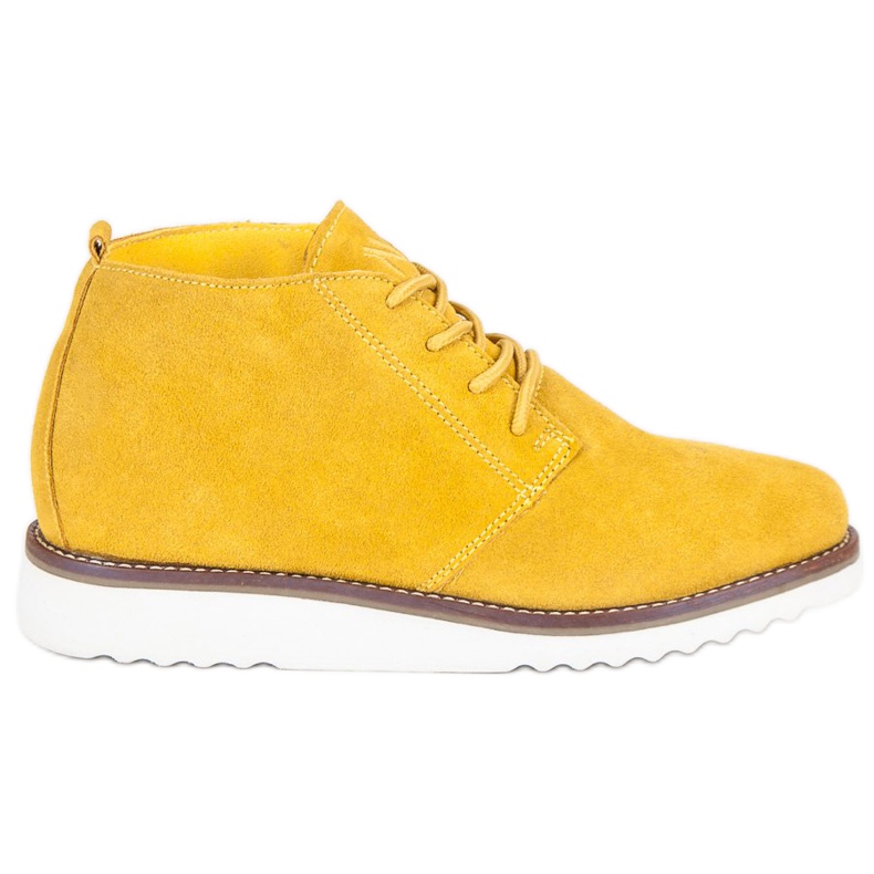 New Age Botas de mujer amarillo