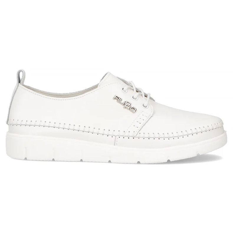 Filippo DP6747/25 Wh de zapatillas de cuero blanco