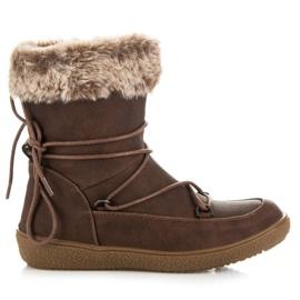 Kylie Botas Con Piel marrón