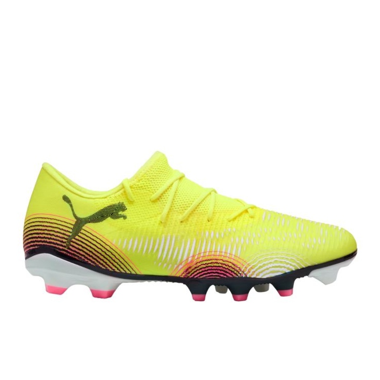 Puma Future 8 Match Low Low FG/AG 108372 03 Zapatos de fútbol amarillo