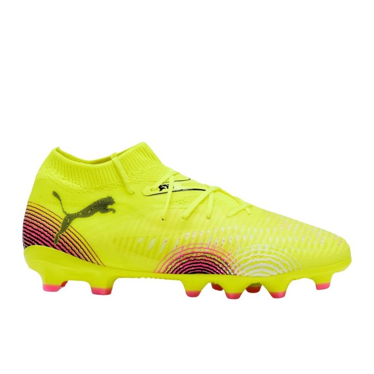 Puma Future 8 Pro FG/AG 108142 03 Zapatos de fútbol amarillo