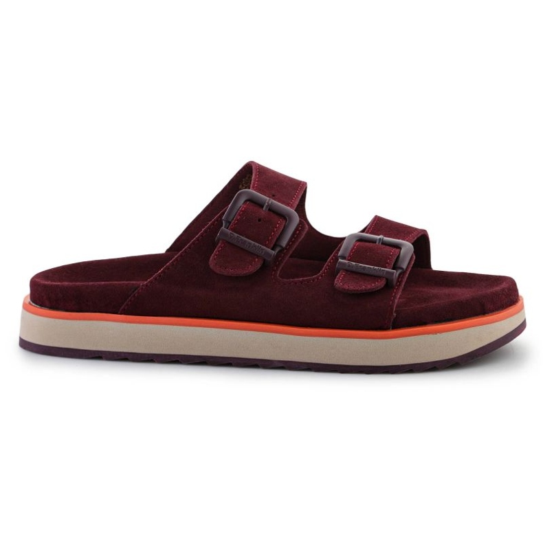 D.Franklin D. FRANKLIN FLIP FLOPS Sandal Buckle DFSH405004-BURG rojo