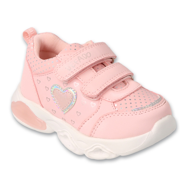 Sports de niños Befado 514P028 Rosa con un corazón plateado rosado