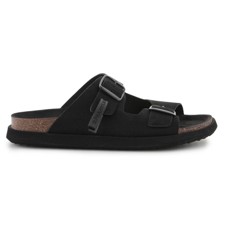 D.Franklin D. Franklin Vibe Sandals Buckle DFSH407001-Blac Flip-Flops negro