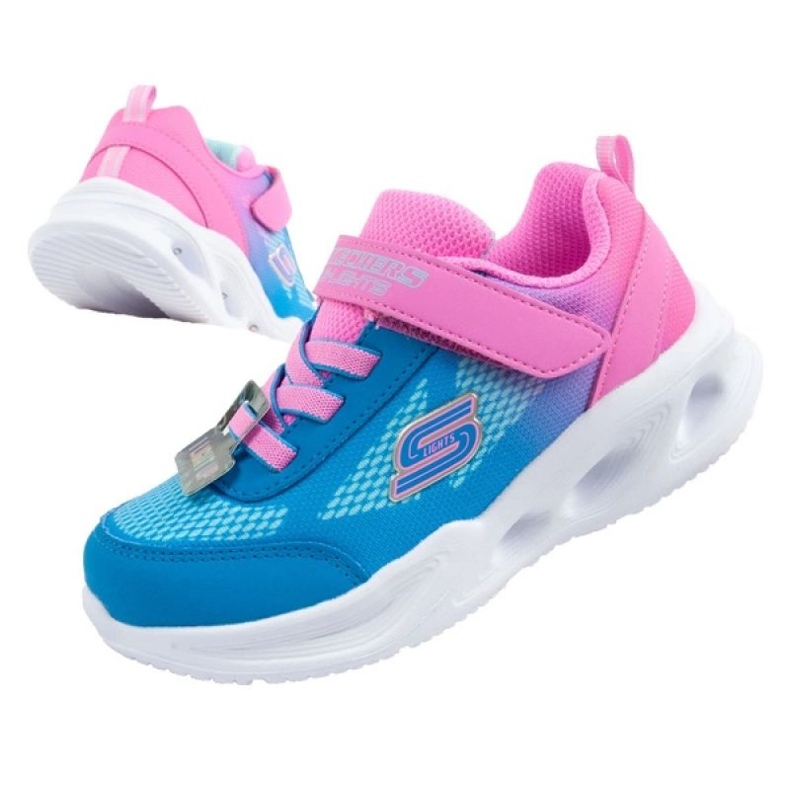 Skechers S Lights-Skkechers SOLA 303714N/HPBL azul