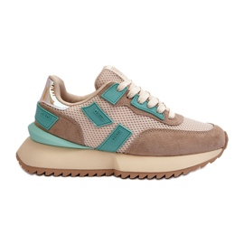 Zapatillas deportivas femeninas big star nn274973 beige
