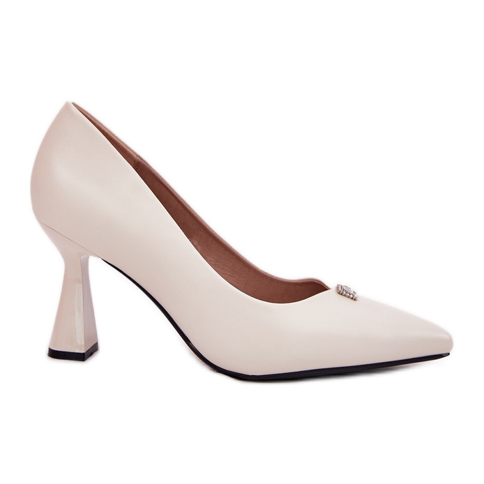 Bombas elegantes en el extendido Vinceza 62222 beige