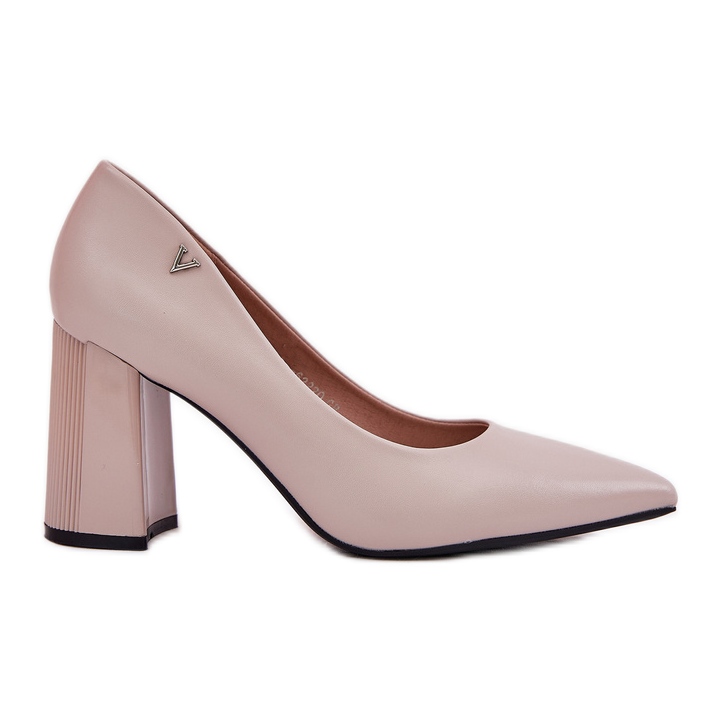 Bombas elegantes en el pilar Vinceza 62220 Gray gris