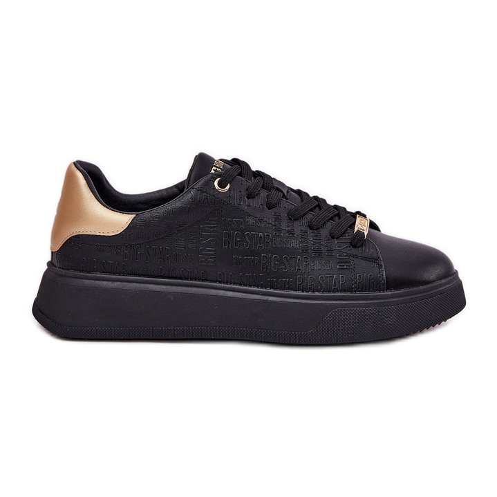 Zapatillas de deporte femenino con eco cuero big star rr274257 negro