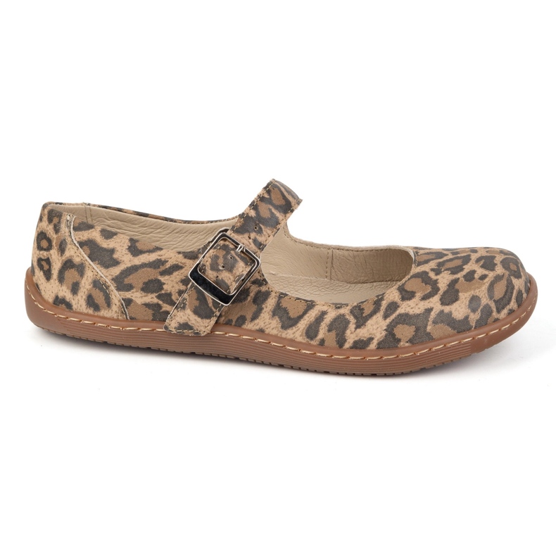 Ballerinas Women Ballerinas Olivier 1286 - Zapatos de cuero con una hebilla para las estilizaciones de Panther todos los días y elegantes marrón