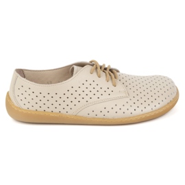Olivier Zapatillas de zapatillas minimalistas de mujer descalzo 1288pol beige