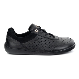 Olivier Zapatillas de zapatillas minimalistas de mujeres descalzos 1769pol negro