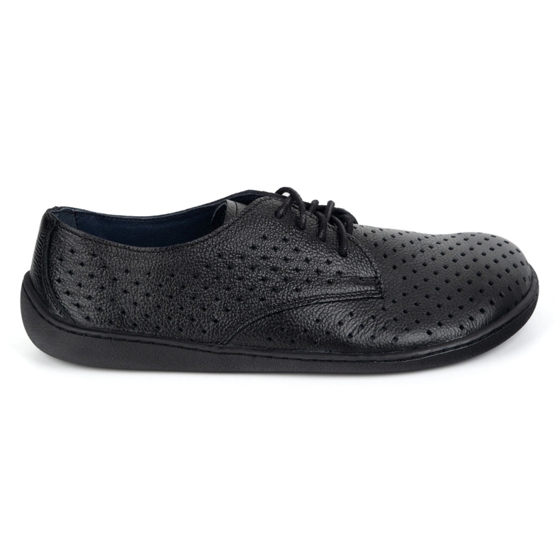 Olivier Sneakers de fletas de trabajo minimalistas de mujer descalzo de mujeres 1288 Pol Black negro