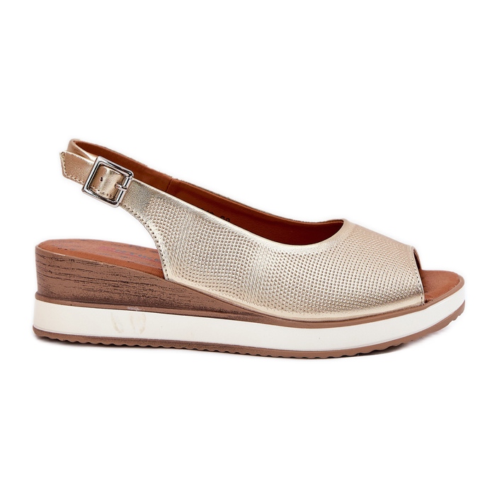 ARTIKER Sandalias de cuero para Anchor Artker 56C2312 Zlotys dorado