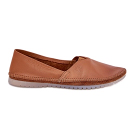 Ballerinas de cuero Smooth Maciejka T1930-29 Brown marrón